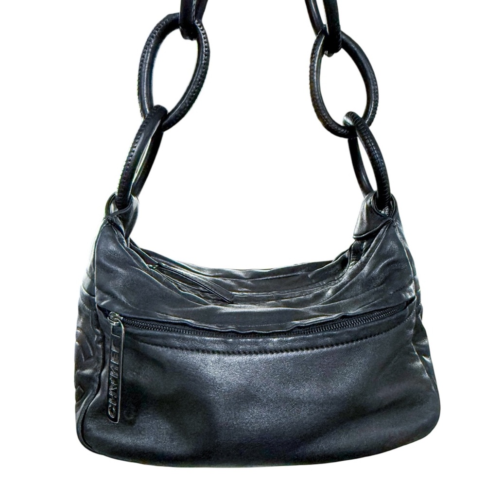 Authentic Chanel Lambskin Ring Hobo